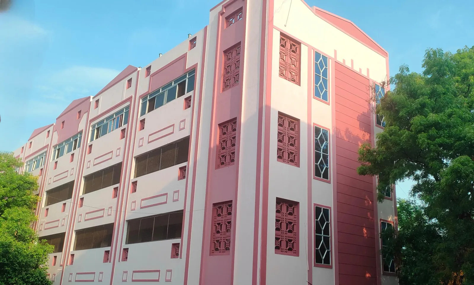 Modern school building